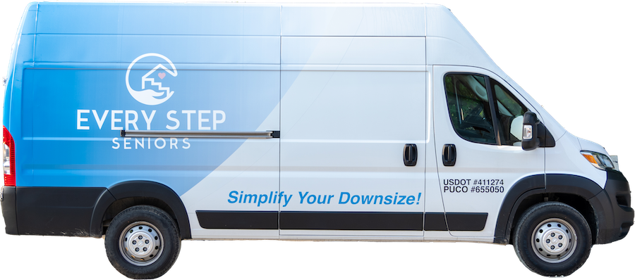 a van parked on the side of a road